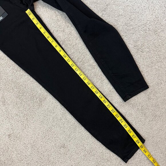 NWT PAIGE Hoxton High Rise Skinny Ankle Jeans Womens Size 25 Black Shadow Denim - Picture 10 of 10